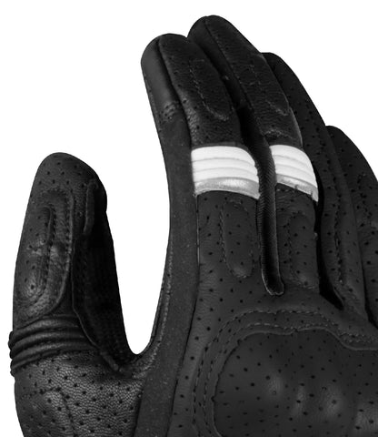 Rynox Air GT SP Black White Gloves - AH Helmets