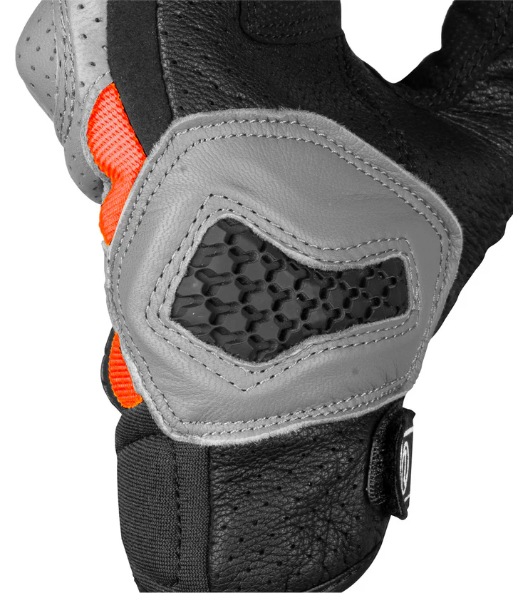 Rynox Air GT SP Grey Orange Gloves - AH Helmets