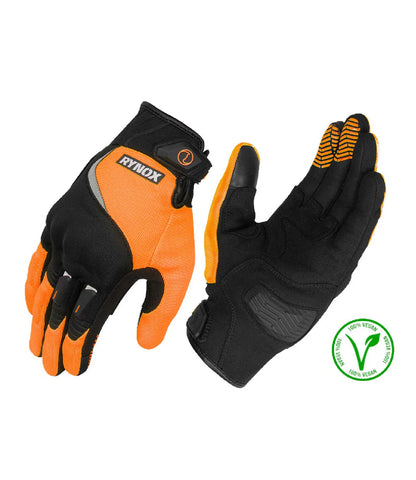 Rynox Helium GT Black-Orange Gloves