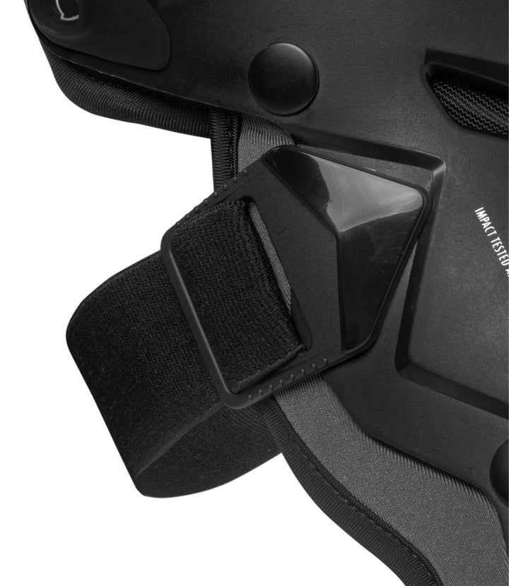 Rynox Bastion Bionic Knee Guards (Black Red) - AH Helmets