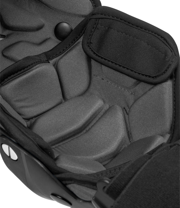 Rynox Bastion Bionic Knee Guards (Black Red) - AH Helmets