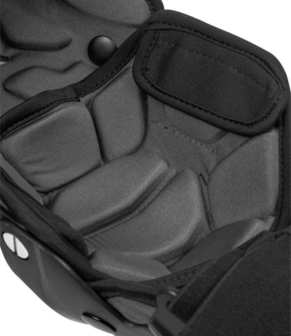 Rynox Bastion Bionic Knee Guards (Black Red) - AH Helmets