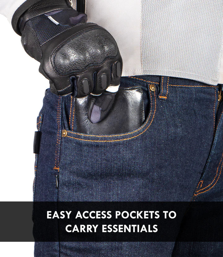 Rynox Downtown Pro Motorcycle Jeans with Rheon™ Protectors - AH Helmets