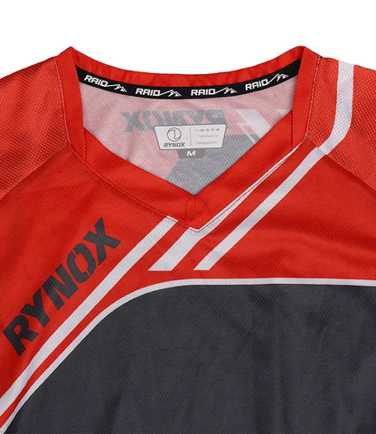 Rynox Frontier Pro Offroad Red /Black Jersey - AH Helmets