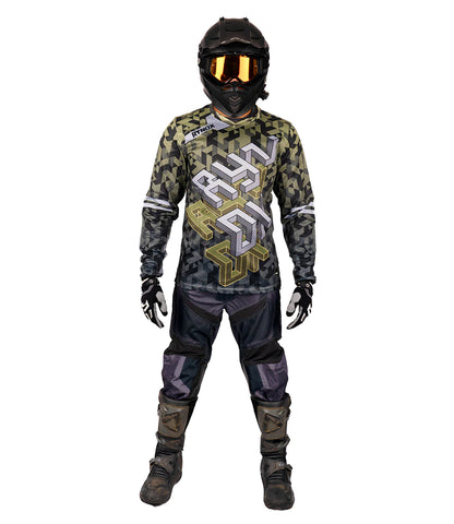 Rynox Fusion Neo Offroad Camo Green Jersey - AH Helmets