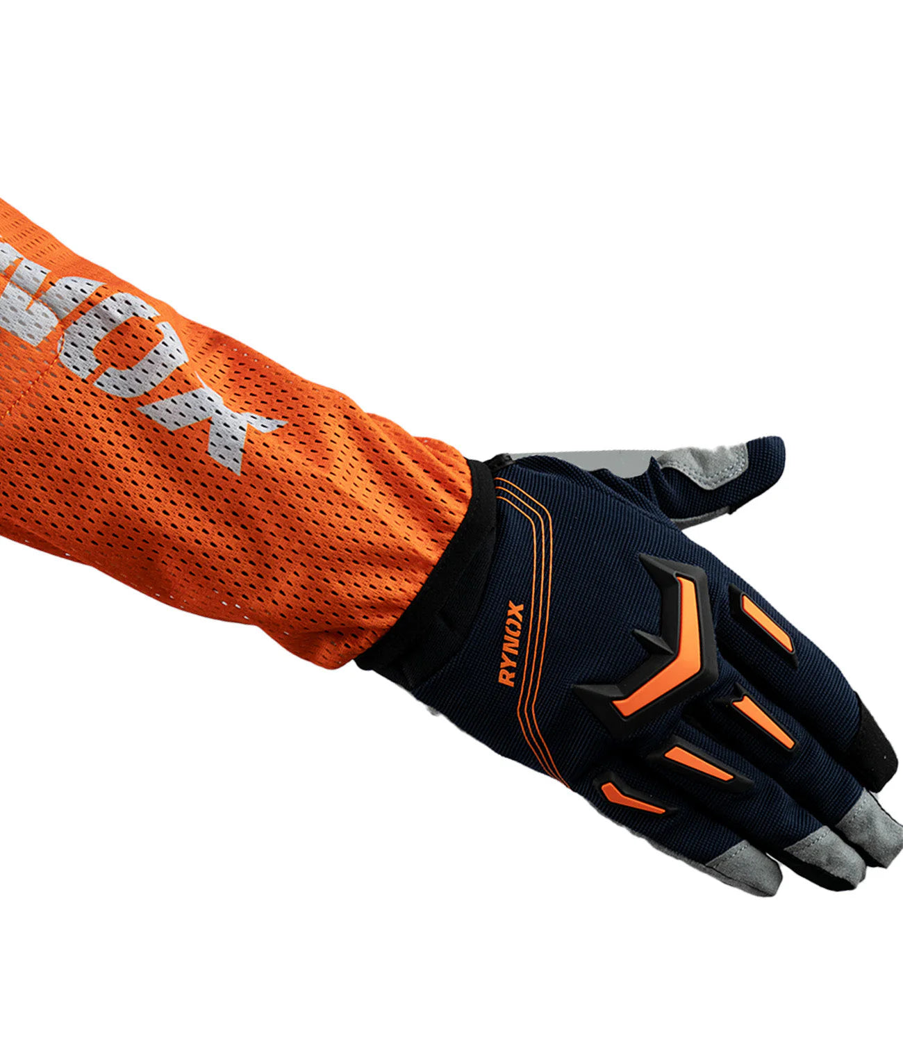 Rynox Switchback Neo Offroad Jersey Hi-Viz Orange Blue - AH Helmets