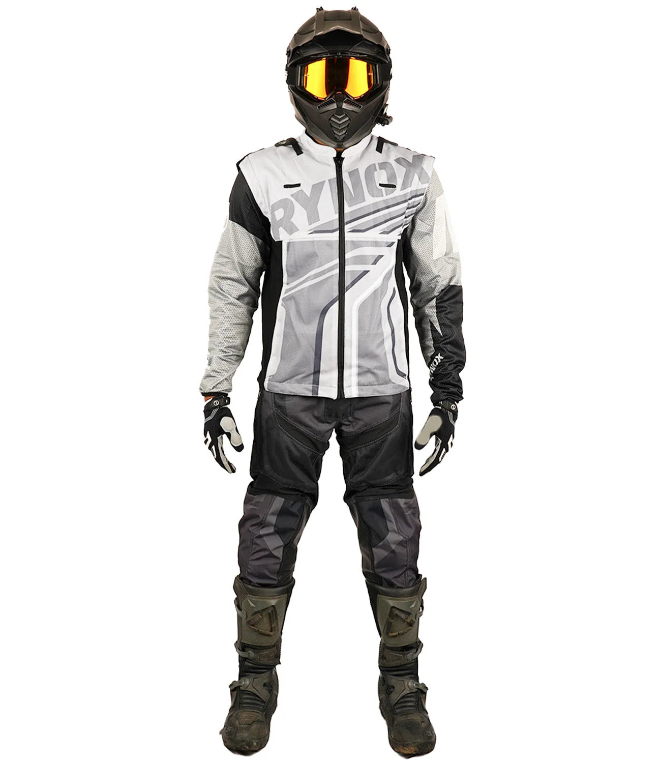 Rynox Switchback Neo Offroad Jersey Black Grey