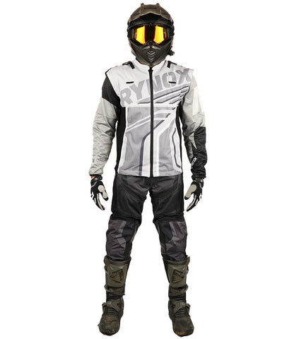 Rynox Switchback Neo Offroad Jersey Black Grey