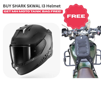 SHARK SKWAL I3 BLANK SP MATT BLACK-SILVER-ANTHRACITE (AKS)