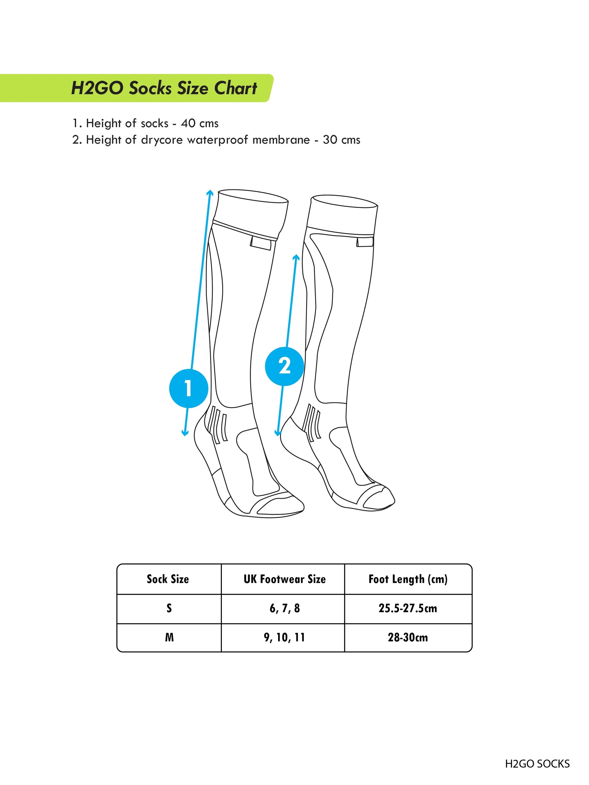 RYNOX H2GO PRO WATERPROOF SOCKS - AH Helmets