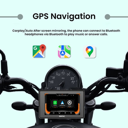 Simtac motorcycle GPS CarPlay & Android Auto system – M2