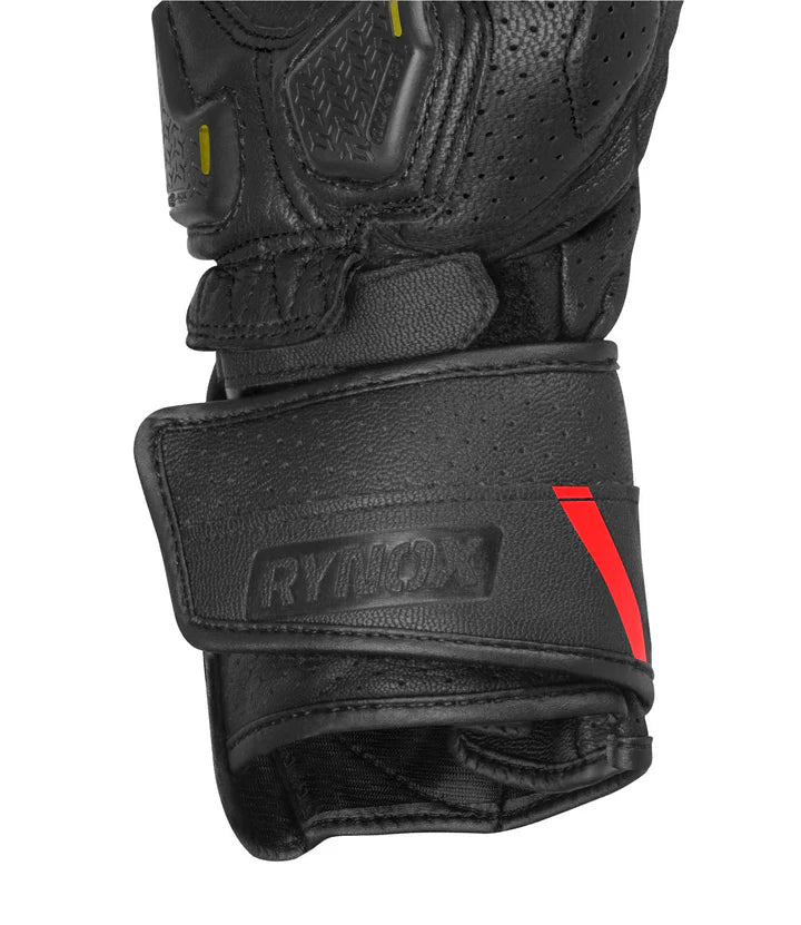 Rynox Storm Evo 3 Red Gloves - AH Helmets