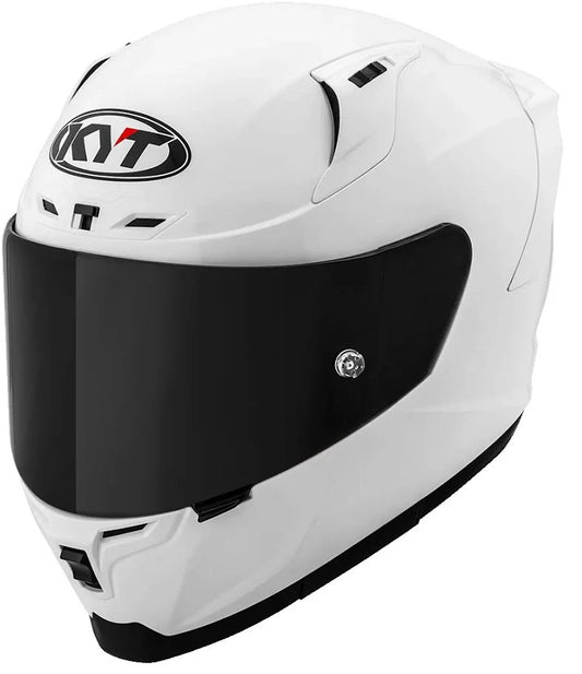 KYT Striker 2SV Plain Gloss White Helmet