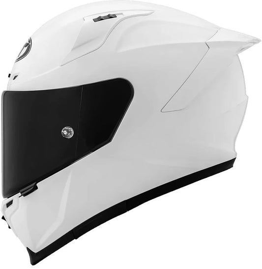 KYT Striker 2SV Plain Gloss White Helmet