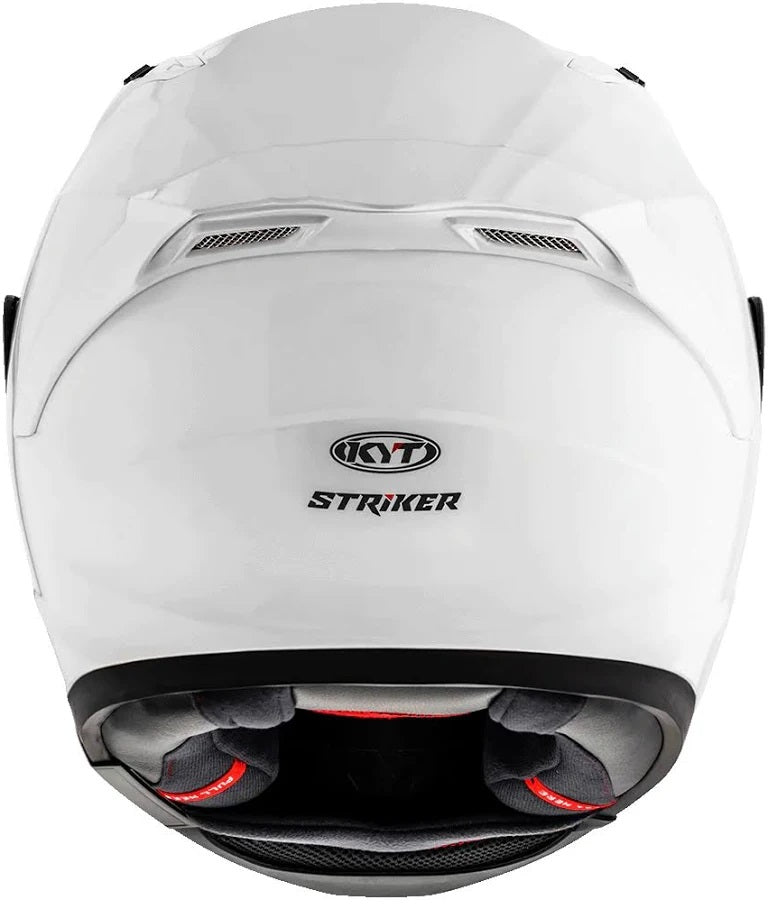 KYT Striker 2SV Plain Gloss White Helmet