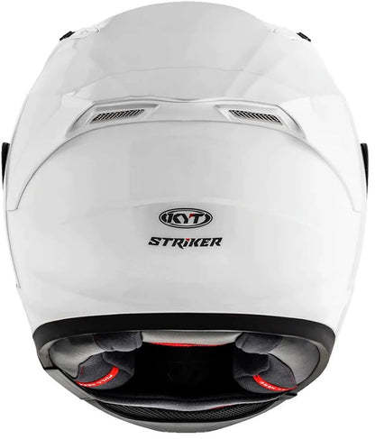 KYT Striker 2SV Plain Gloss White Helmet