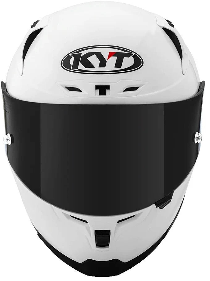 KYT Striker 2SV Plain Gloss White Helmet