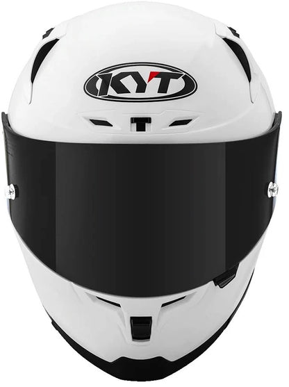 KYT Striker 2SV Plain Gloss White Helmet