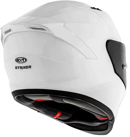 KYT Striker 2SV Plain Gloss White Helmet