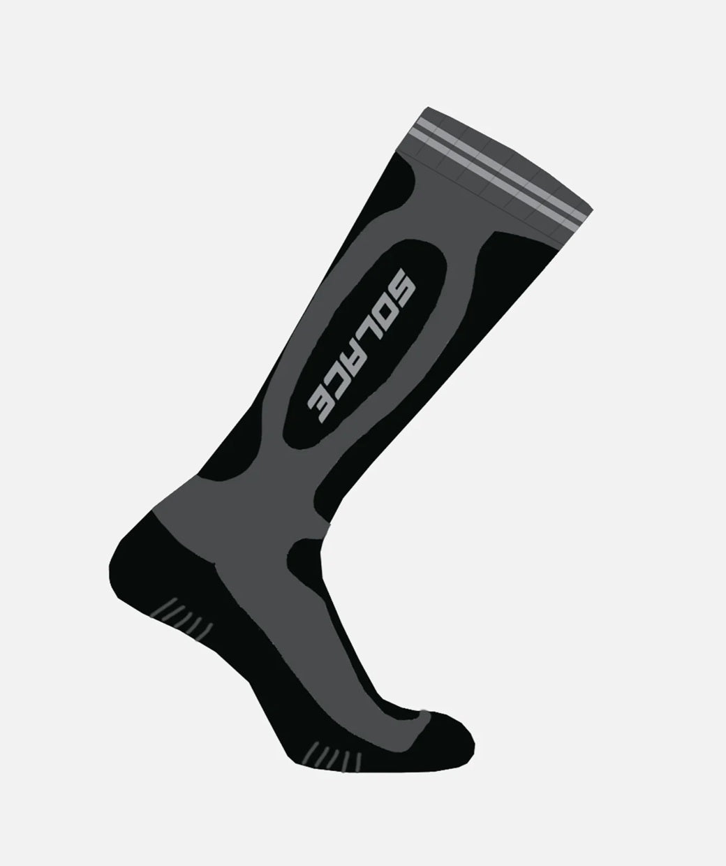 SOLACE SUSKA CORE WP SOCKS BLACK&GREY