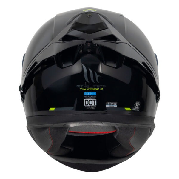 MT Thunder3 Pro Solid Gloss Black Helmet - AH Helmets