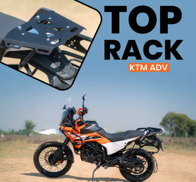 ZANA Top Rack with MS Plate For KTM ADV 390(2025) - AH Helmets