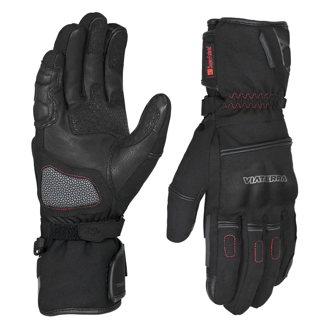 ViaTerra Tundra – Waterproof Black Gloves - AH Helmets