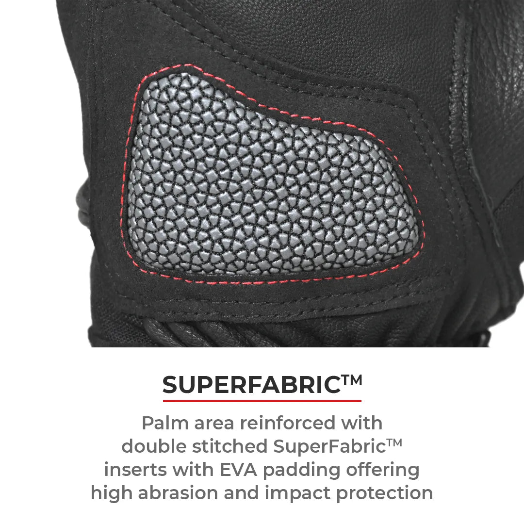 ViaTerra Tundra – Waterproof Black Gloves - AH Helmets