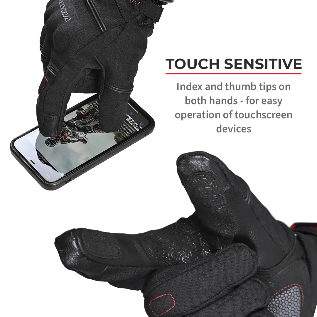 ViaTerra Tundra – Waterproof Black Gloves - AH Helmets