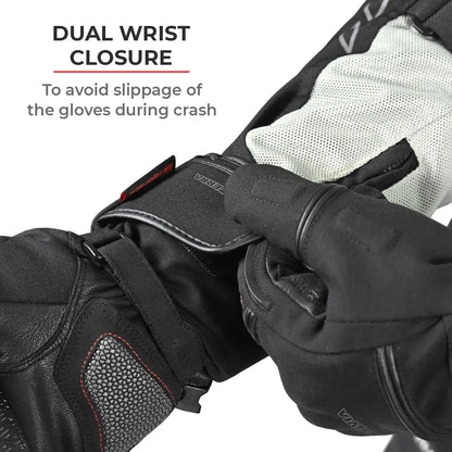 ViaTerra Tundra – Waterproof Black Gloves - AH Helmets