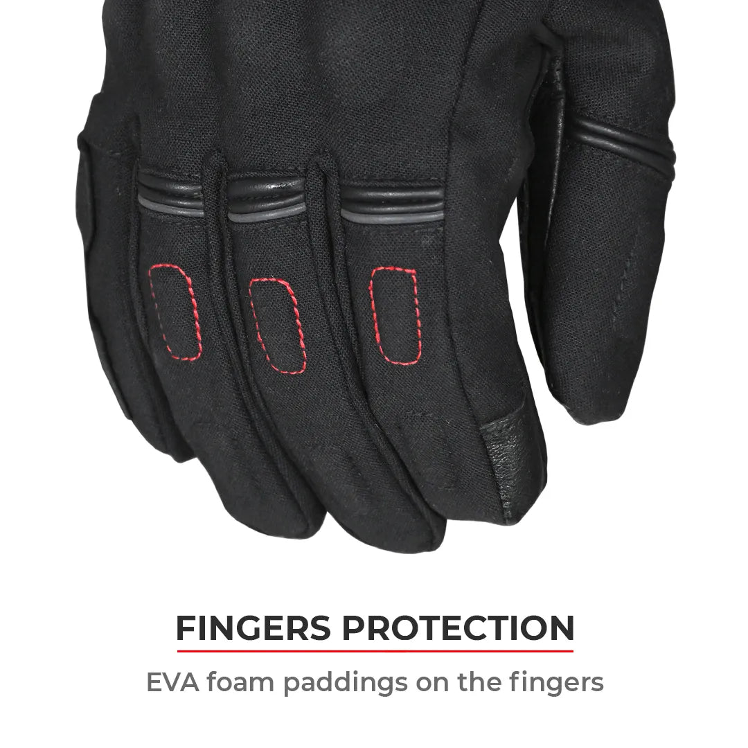 ViaTerra Tundra – Waterproof Black Gloves - AH Helmets