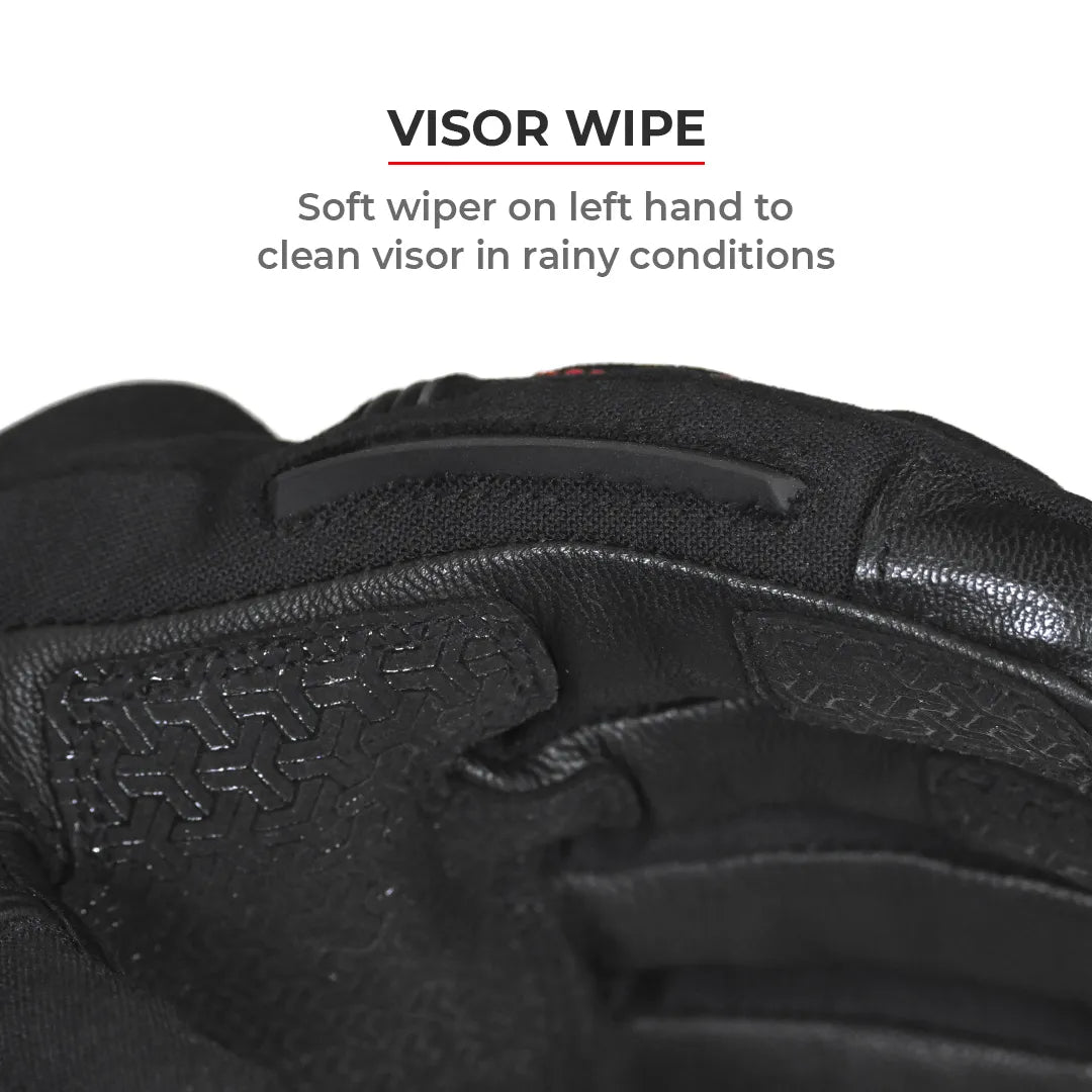 ViaTerra Tundra – Waterproof Black Gloves - AH Helmets
