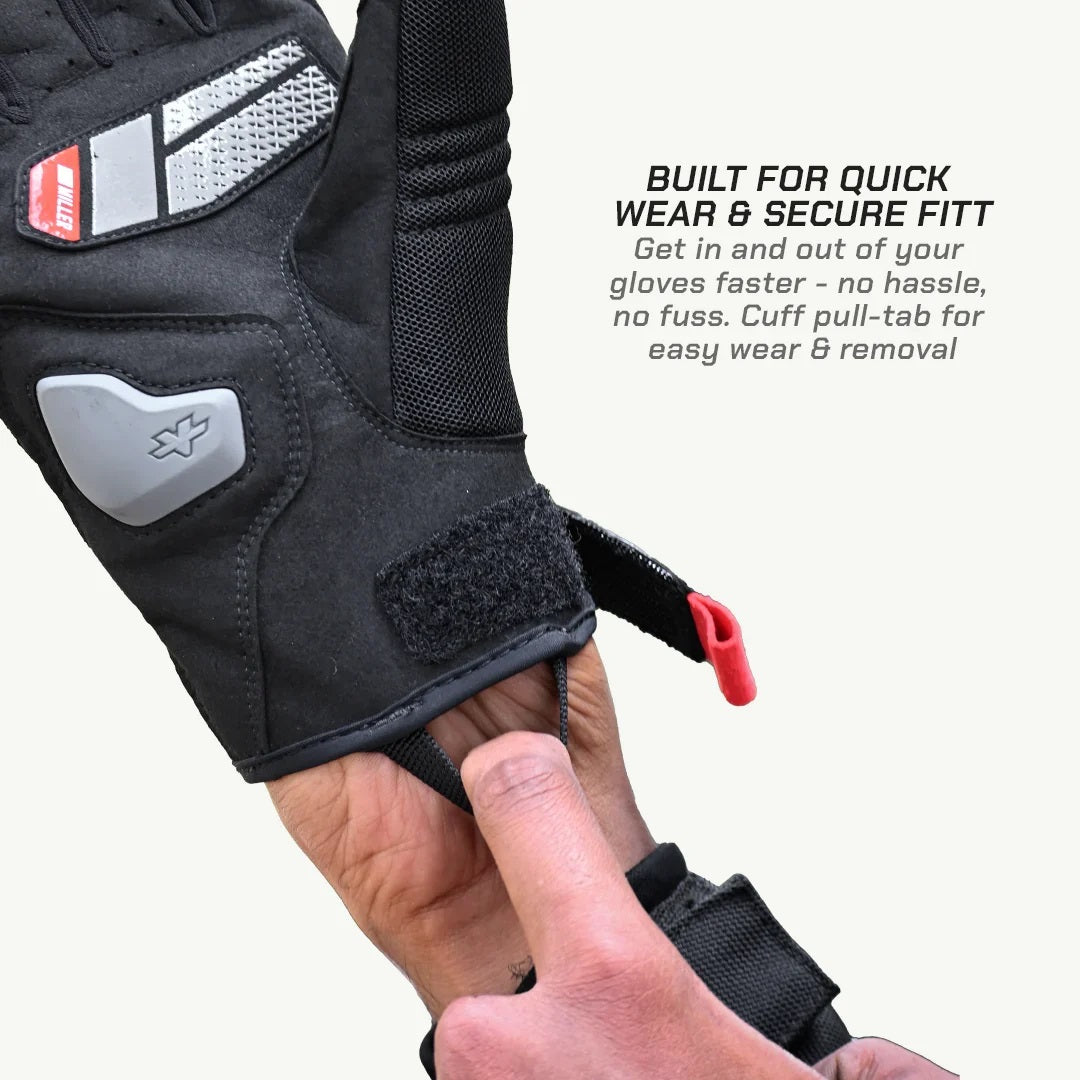 ViaTerra Miller Urban Riding Gloves-Black