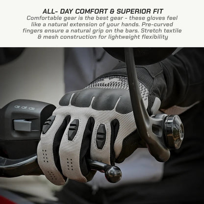 ViaTerra Miller Urban Riding Gloves-Black