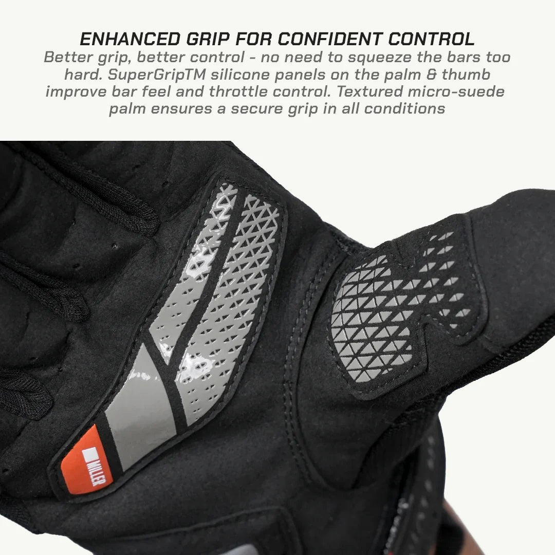 ViaTerra Miller Urban Riding Gloves-Black