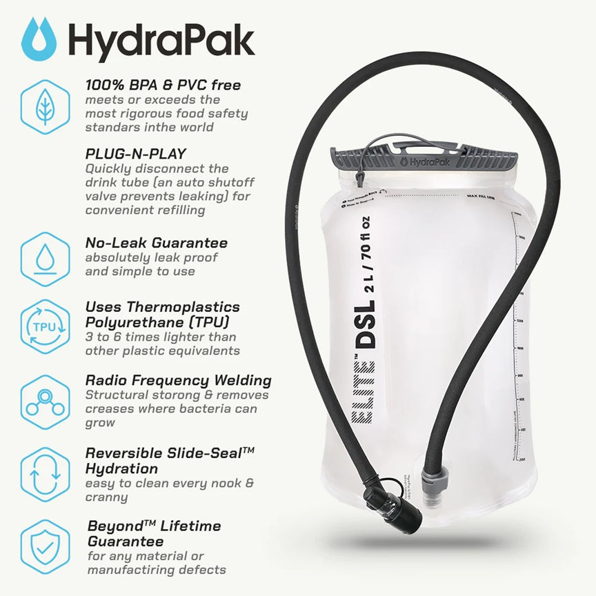 VIATERRA MARINE NEO V4 HYDRATION PACK WITH 2L BLADDER (BLACK)