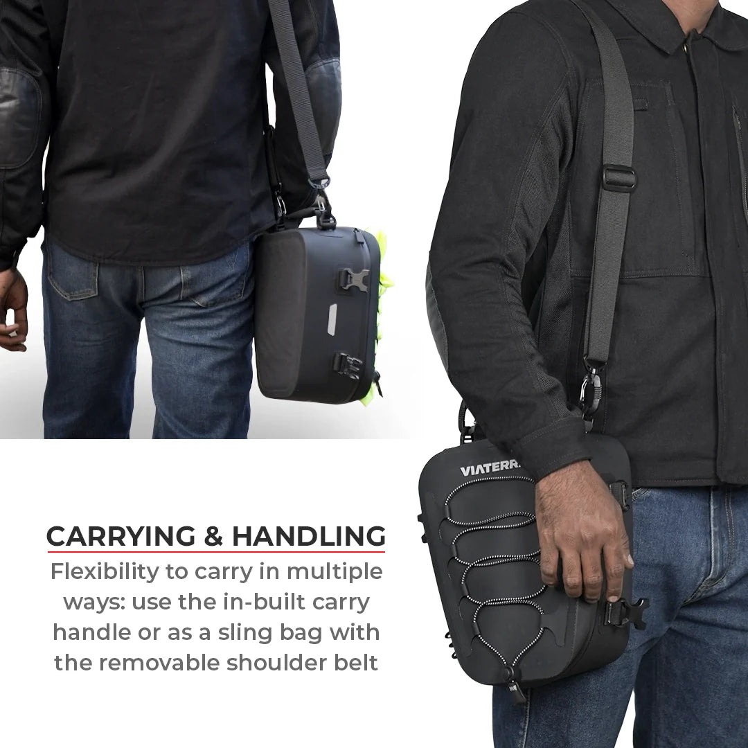 ViaTerra 100% waterproof tail/Seat bag 6L (Universal)