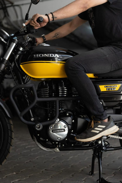 Hyperrider Honda CB350 Crash Guard with Slider Type-3