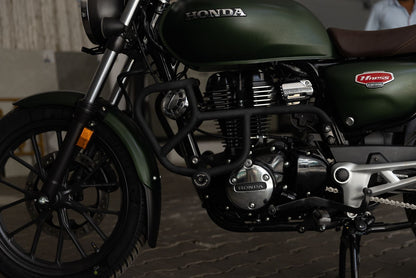 Hyperrider Honda CB350 Crash Guard with Slider Type-3