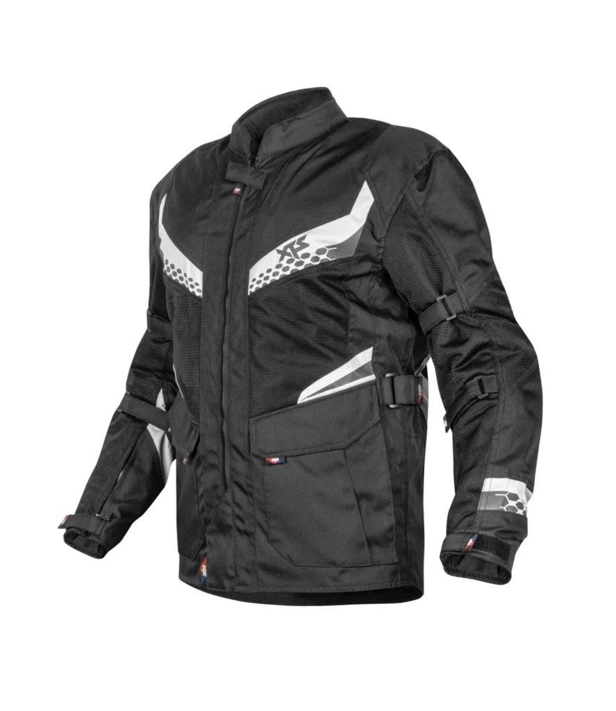 XTS Endo Touring Mesh Riding Black Jacket - AH Helmets