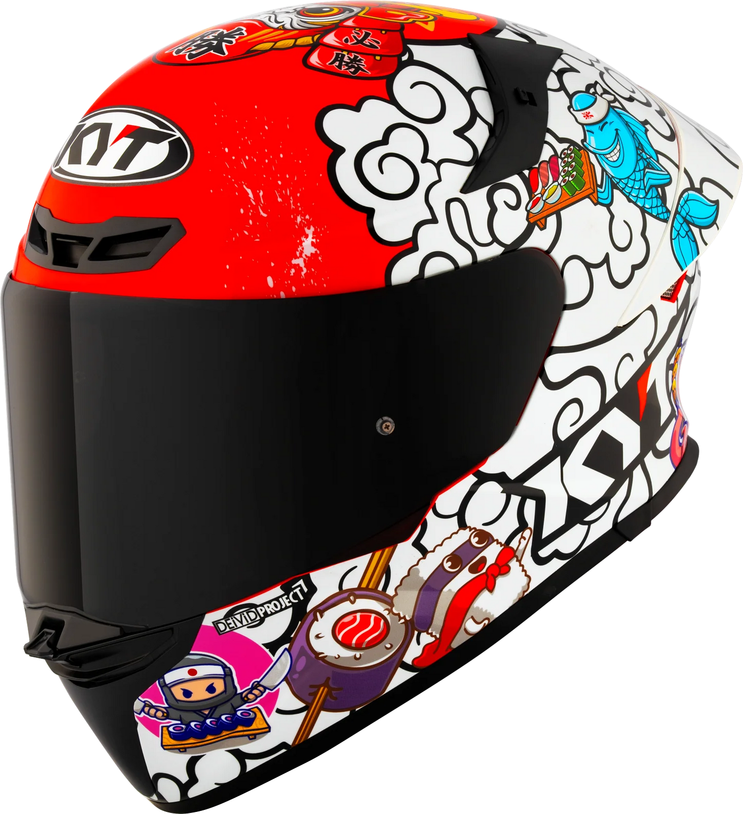KYT TT Revo Sushi Time Gloss Helmet