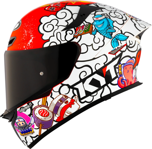 KYT TT Revo Sushi Time Gloss Helmet