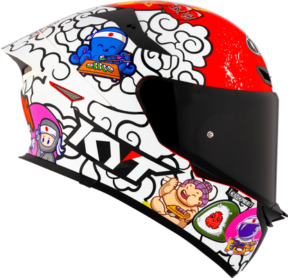 KYT TT Revo Sushi Time Gloss Helmet