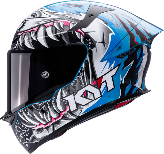 KYT TT Revo Megalodon Gloss Helmet