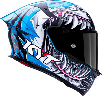 KYT TT Revo Megalodon Gloss Helmet