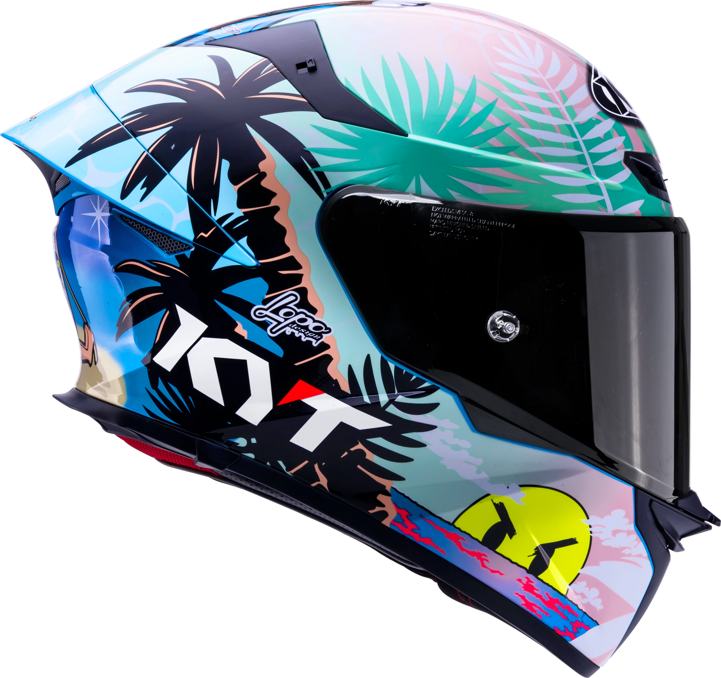 KYT TT Revo Riccardo Rossi BCN Gloss Helmet