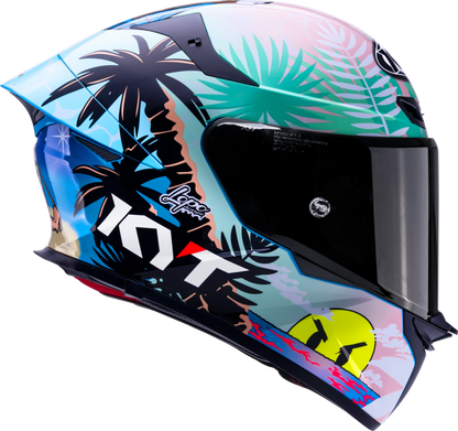 KYT TT Revo Riccardo Rossi BCN Gloss Helmet