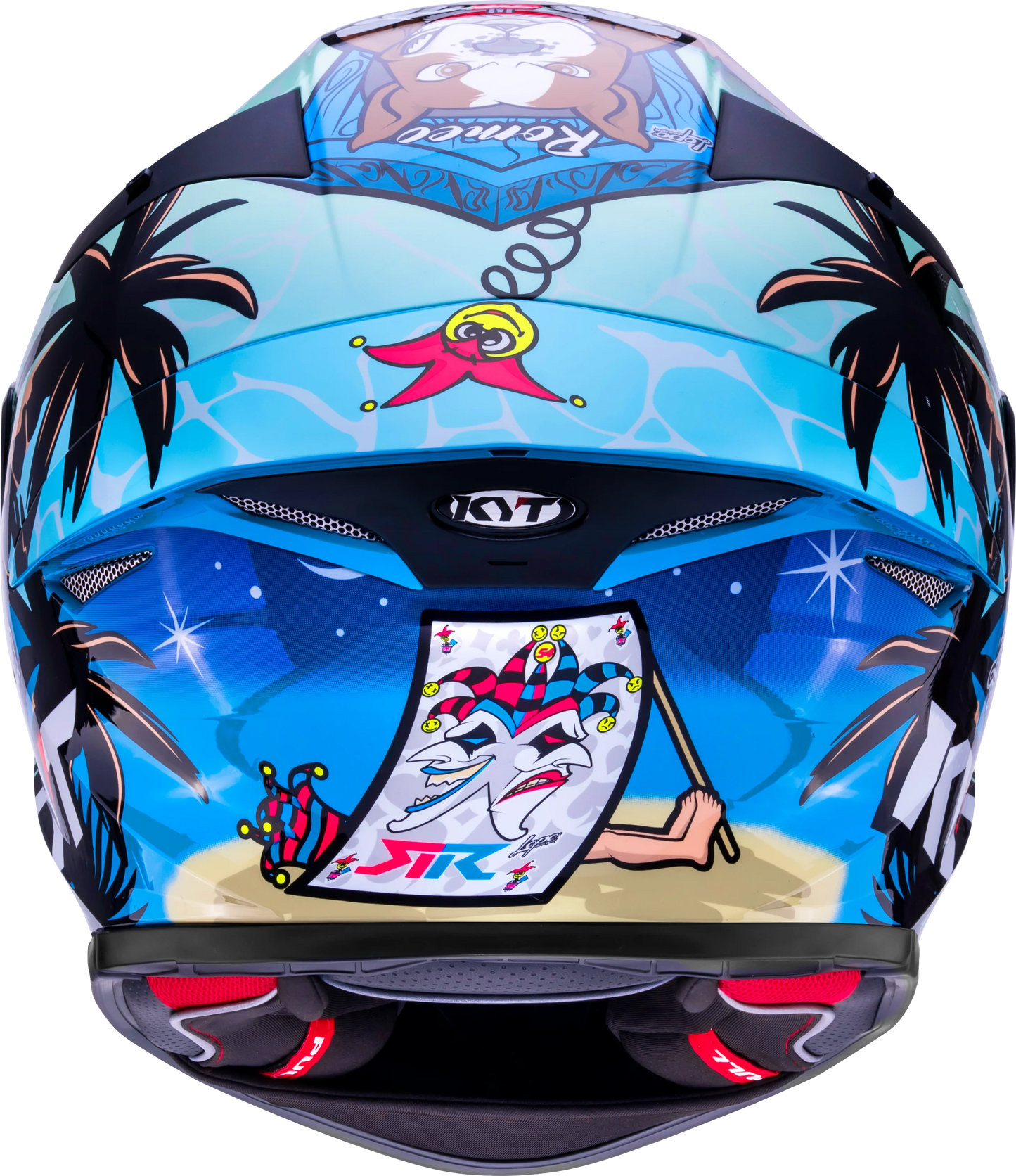 KYT TT Revo Riccardo Rossi BCN Gloss Helmet