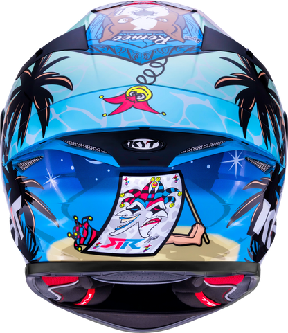 KYT TT Revo Riccardo Rossi BCN Gloss Helmet