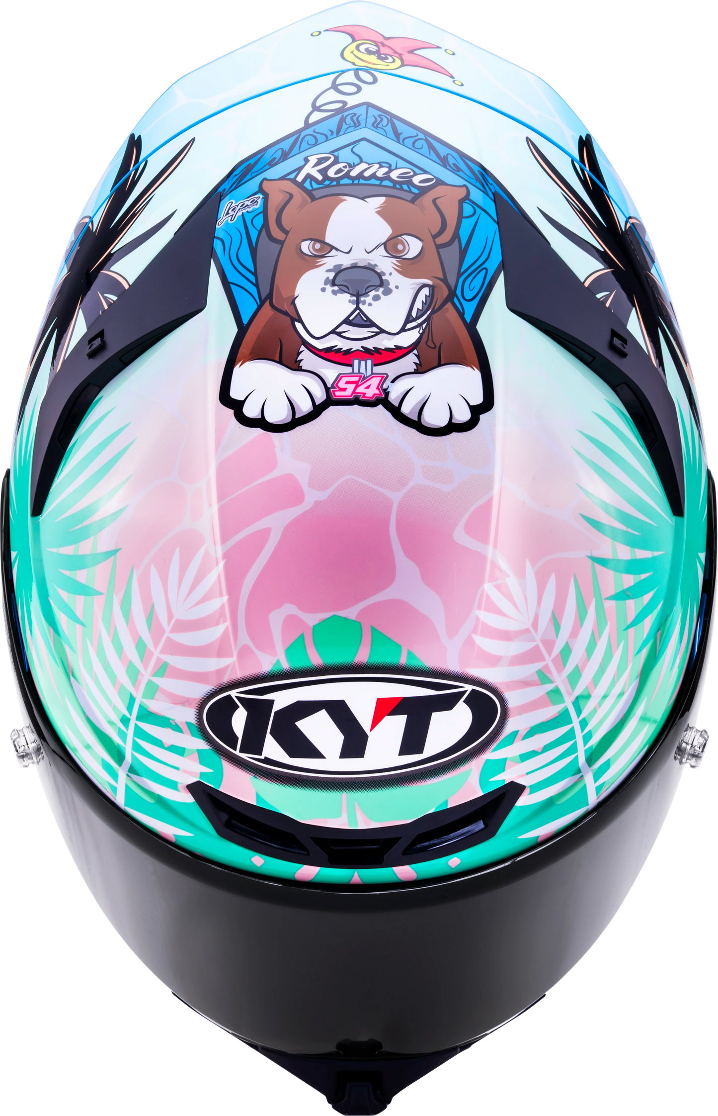 KYT TT Revo Riccardo Rossi BCN Gloss Helmet